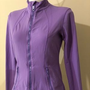 Lavender Workout Full Zip Jacket